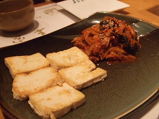 豆腐とキムチ