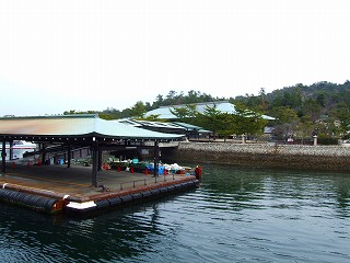 宮島の桟橋