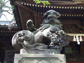 荏原神社 狛犬